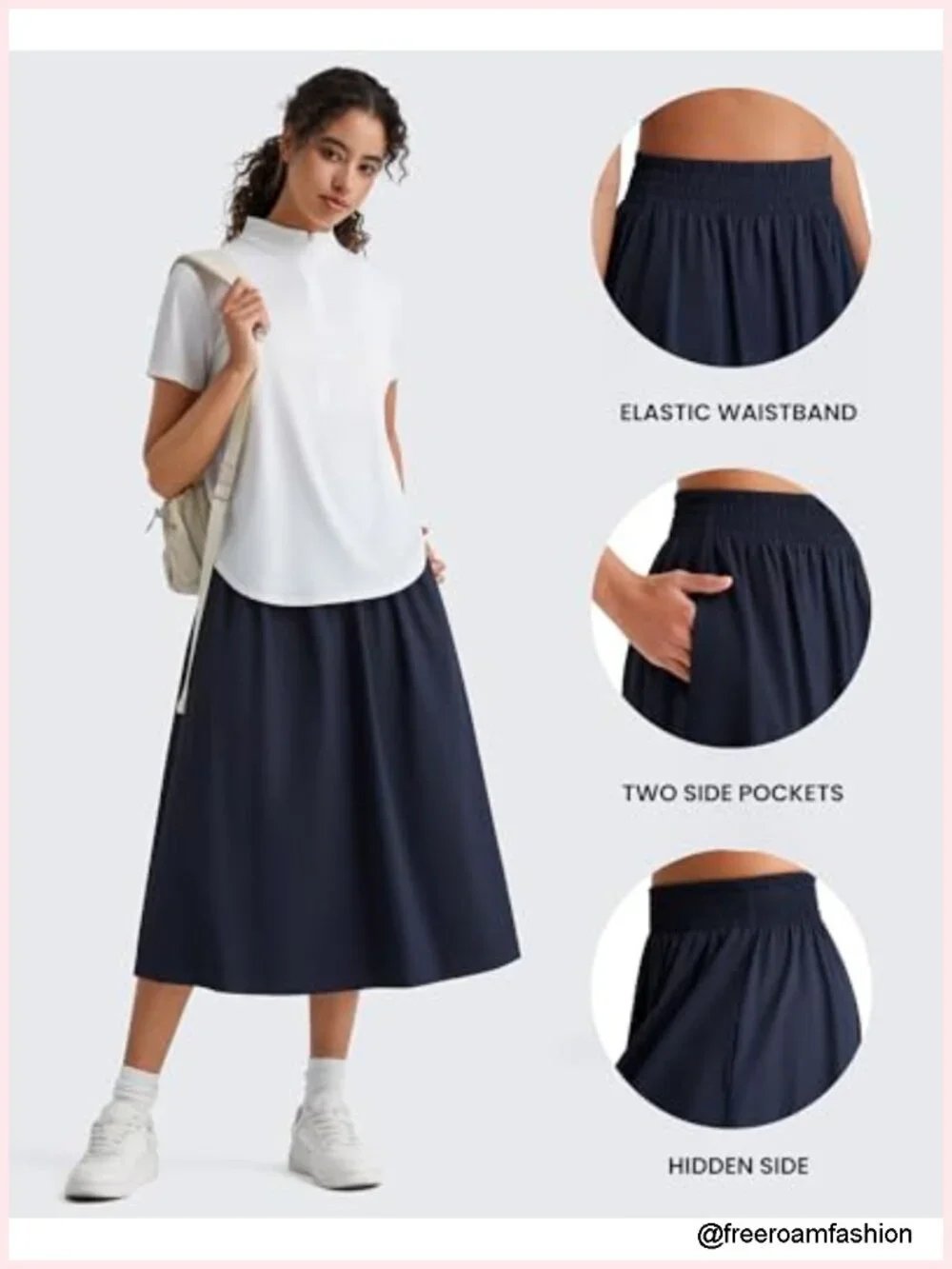 High Waisted Midi Skirt 29